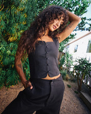 RVCA BONNIE BUTTON THRU TANK