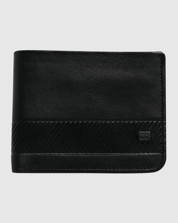 BILLABONG SECRET POCKET LEATHER WALLET