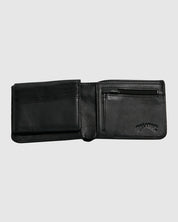 BILLABONG SECRET POCKET LEATHER WALLET