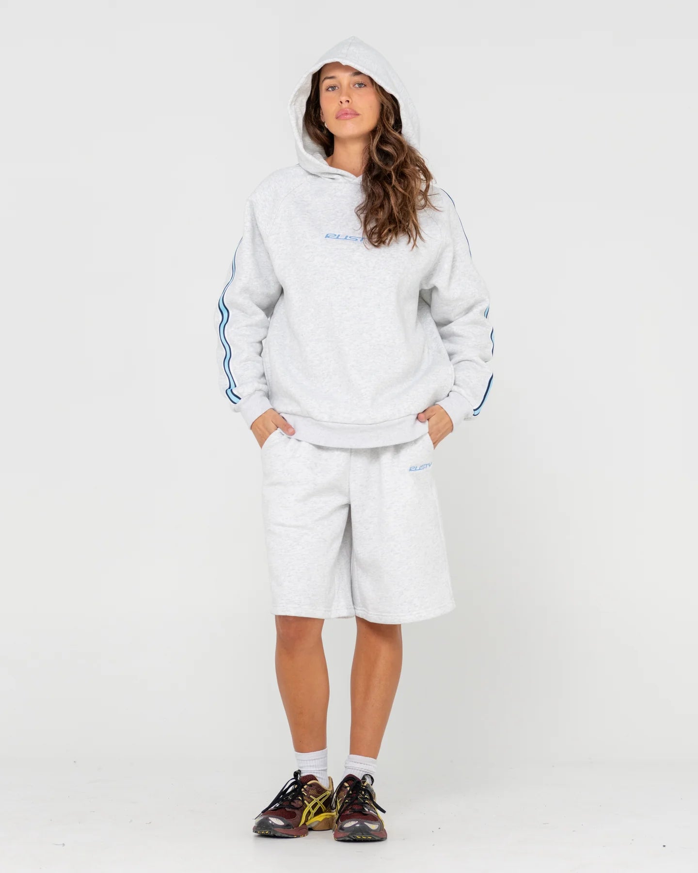 RUSTY FLIP MOMMY HOODED FLEECE