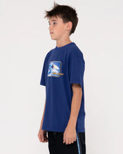 RUSTY TIDAL KOMBAT HEAVY TEE BOYS