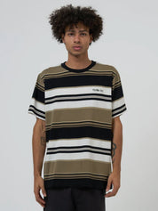 THRILLS COORDINATES STRIPE MERCH FIT TEE