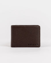 RUSTY HIGH RIVER 2 LEATHER WALLET DARK TAN