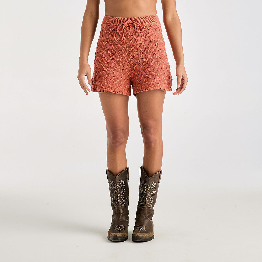 WRANGLER SCALLOP KNIT SHORTY EARTH