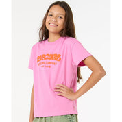 SURF PUFF RELAXED TEE GIRL PINK