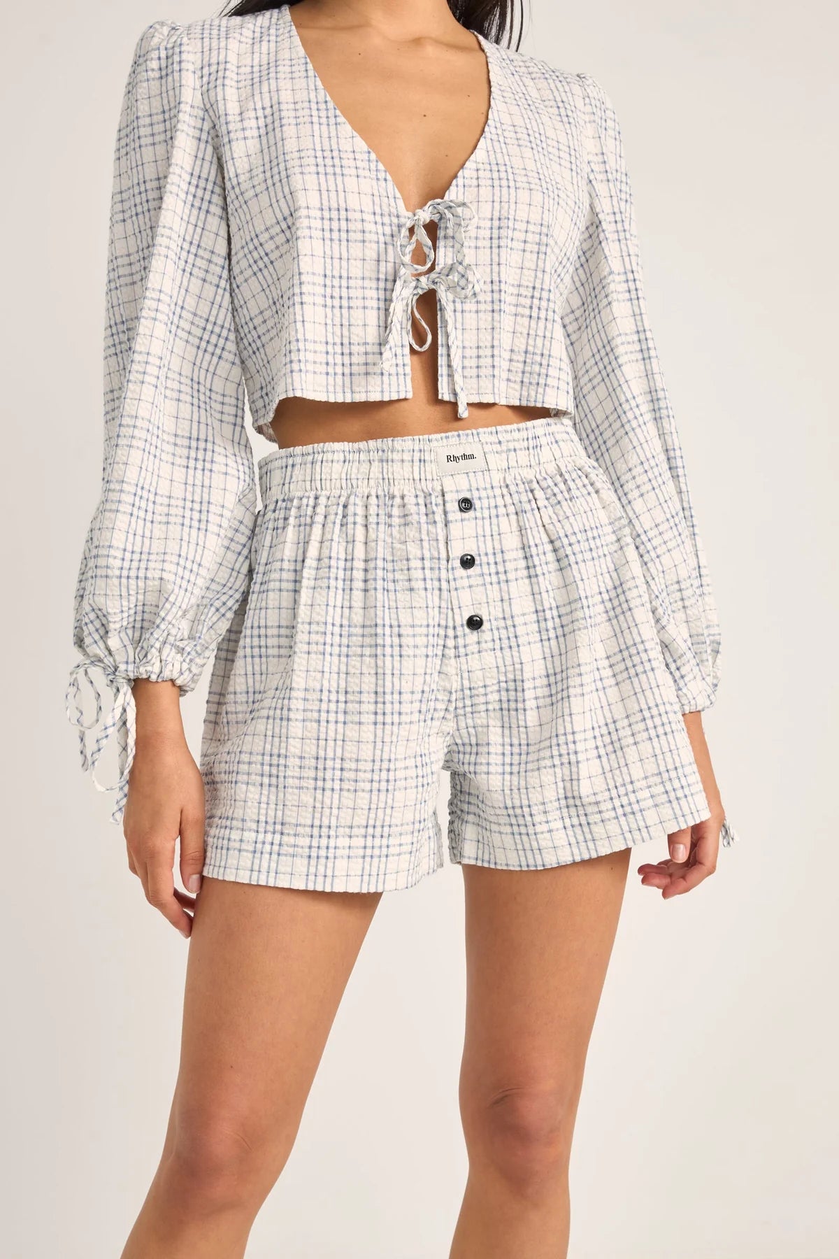 RHYTHM DESI PLAID BOXER SHORTS