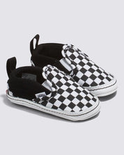 VANS SLIP -ON CRIB CHECKER BLACK/ TRUE WHITE