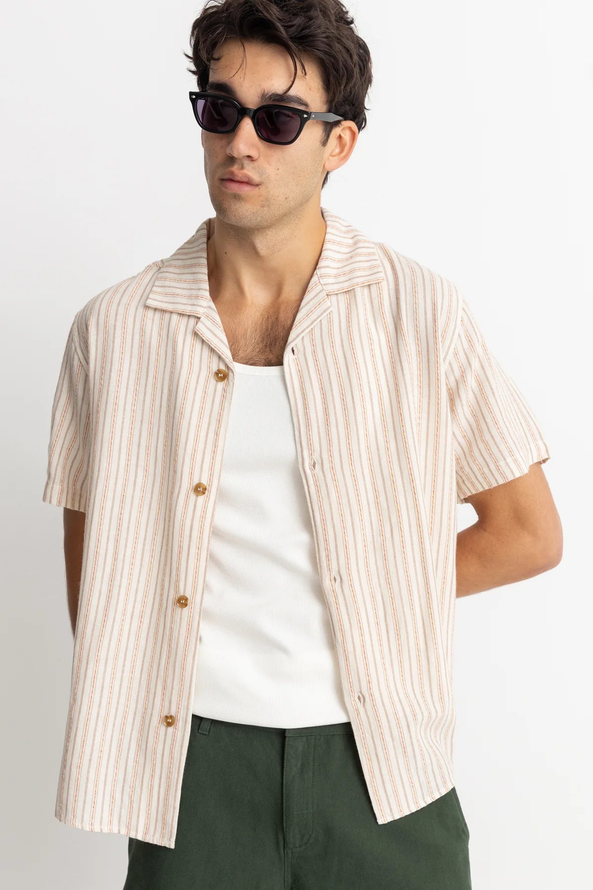 RHYTHM VACATION STRIPE SS SHIRT