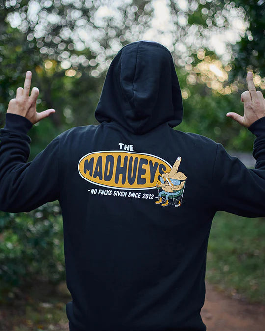 THE MAD HUEYS BOGAN MIDDLE FINGER PULLOVER