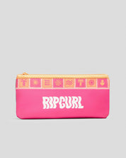 RIP CURL SMALL PENCIL CASE VARIETY HOT PINK