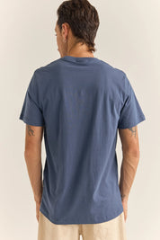 RHYTHM BRAND TEE NAVY