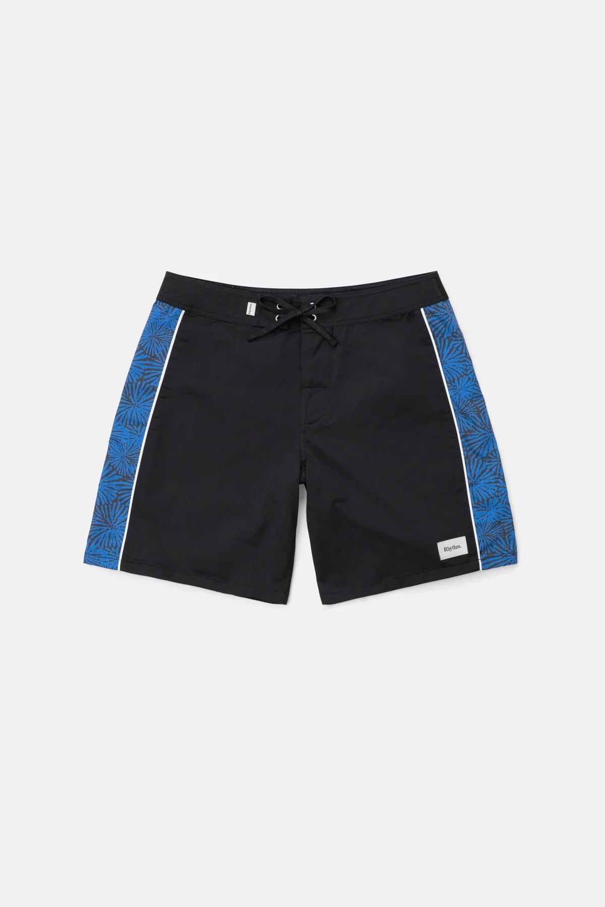 RHYTHM SUBTERRANEAN PANEL TRUNK – CONTRAST STITCH VINTAGE PANEL BOARDSHORT – BLACK