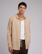 SILENT THEORY COEN STRIPE LS SHIRT