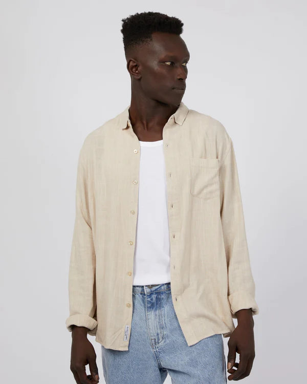 SILENT THEORY MASON LINEN SHIRT