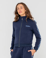 RUSTY MIDNIGHT ZIP THROUGH FLEECE