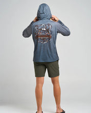 HUEYS THE SEA CAPTAIN UPF 50+ HOODED FISHING JERSEY