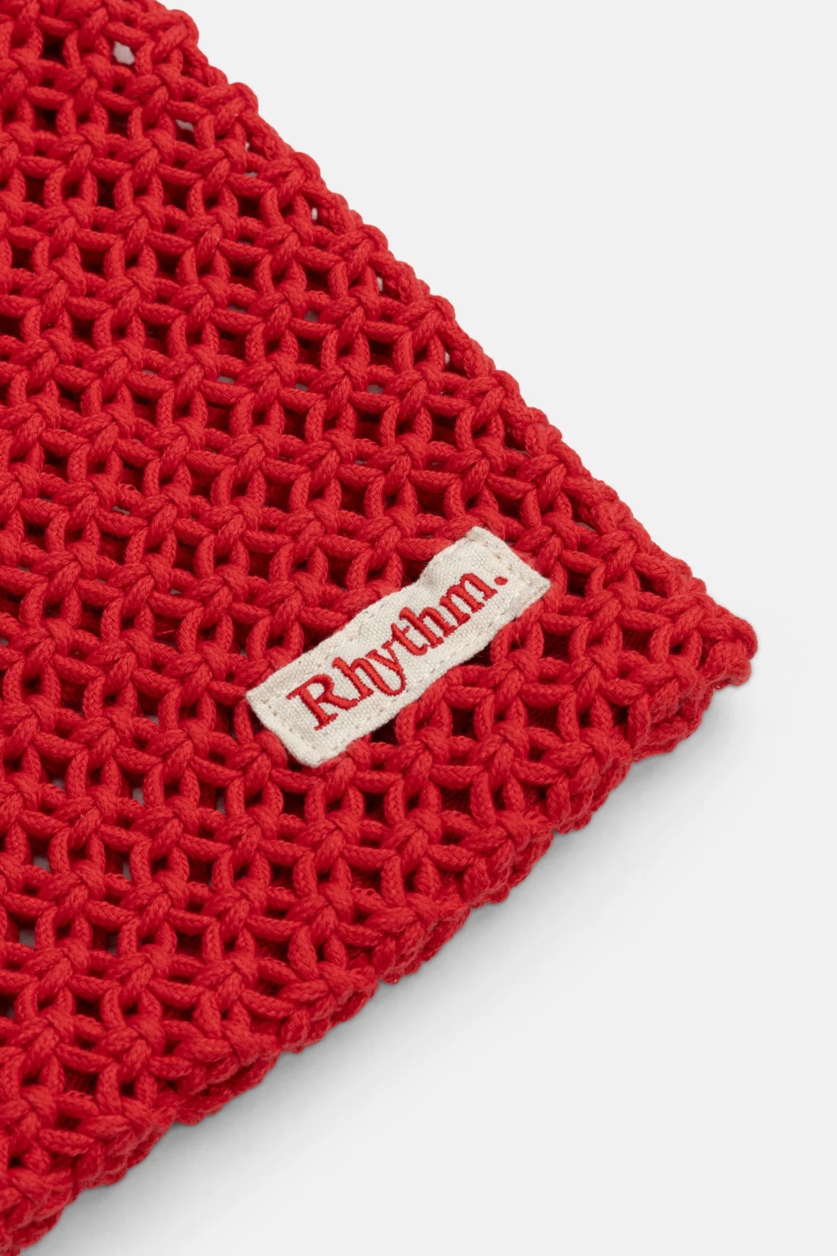 RHYTHM CROCHET SHOULDER BAG - RED