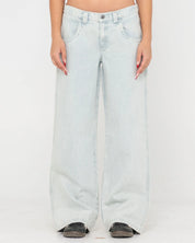 RUSTY FLIP MOMMY LOW RISE TAPELESS DENIM JEAN