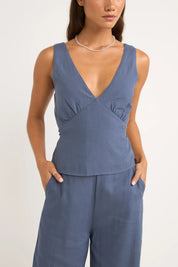 RHYTHM LUCIA TOP BLUE