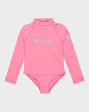 ROXY GIRLS LS ONESIE HEATER PINK COSMOS