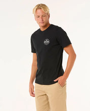 RIPCURL STAPLE TEE BLACK