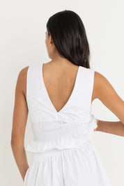RHYTHM CARLO SMOCKED TOP