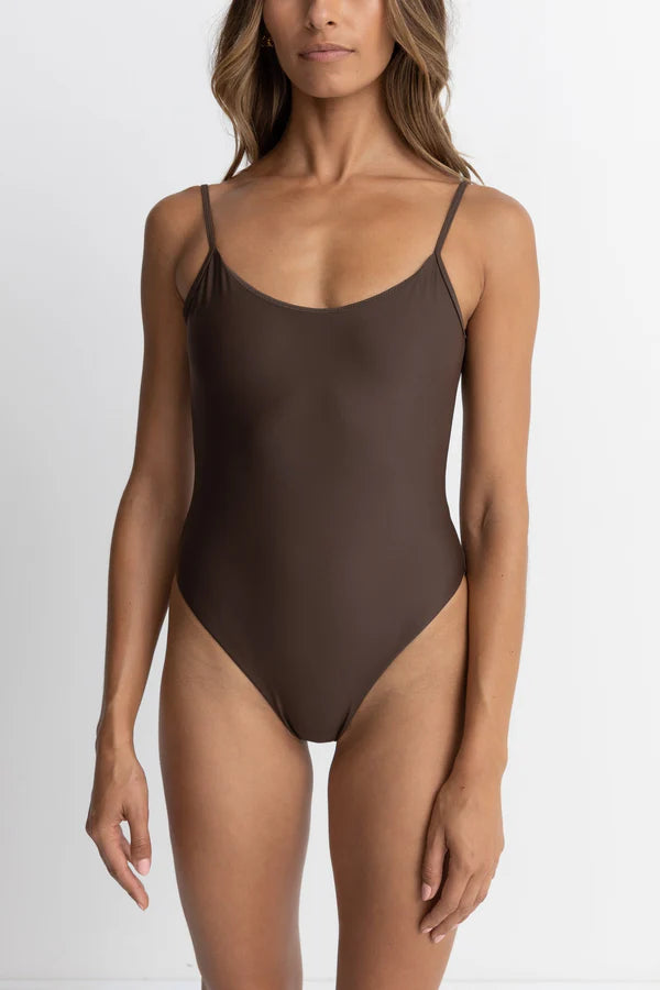 CLASSIC MINIMAL ONE-PIECE CHOC