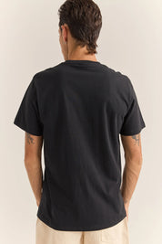 RHYTHM BRAND TEE BLACK