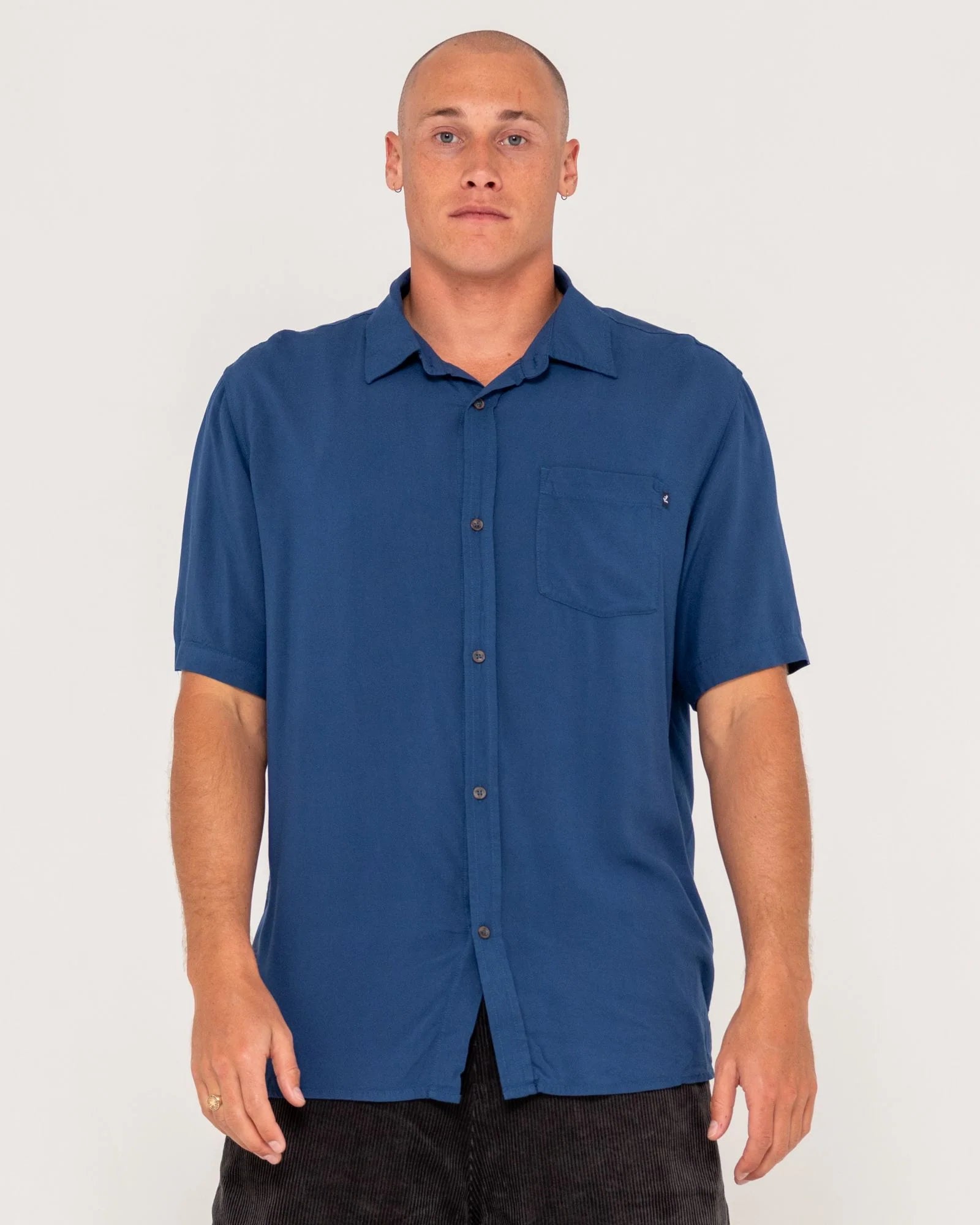 RUSTY RAZOR BLADE RAYON SHIRT