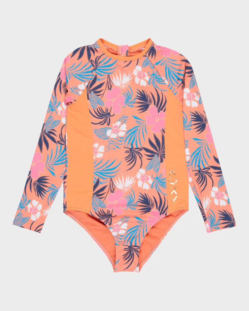 ROXY GIRLS ACTIVE FLORAL RG ONESIE 2