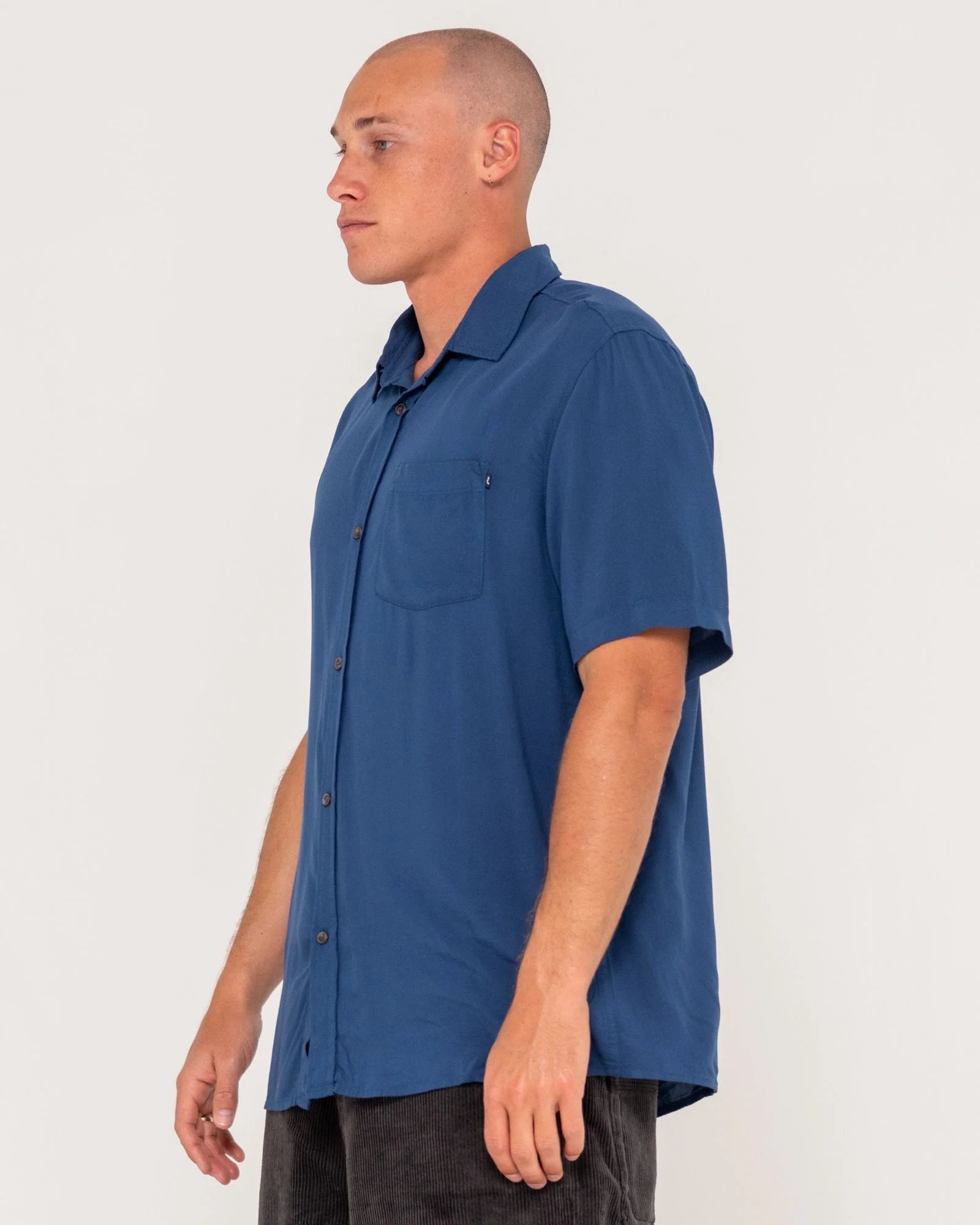 RUSTY RAZOR BLADE RAYON SHIRT