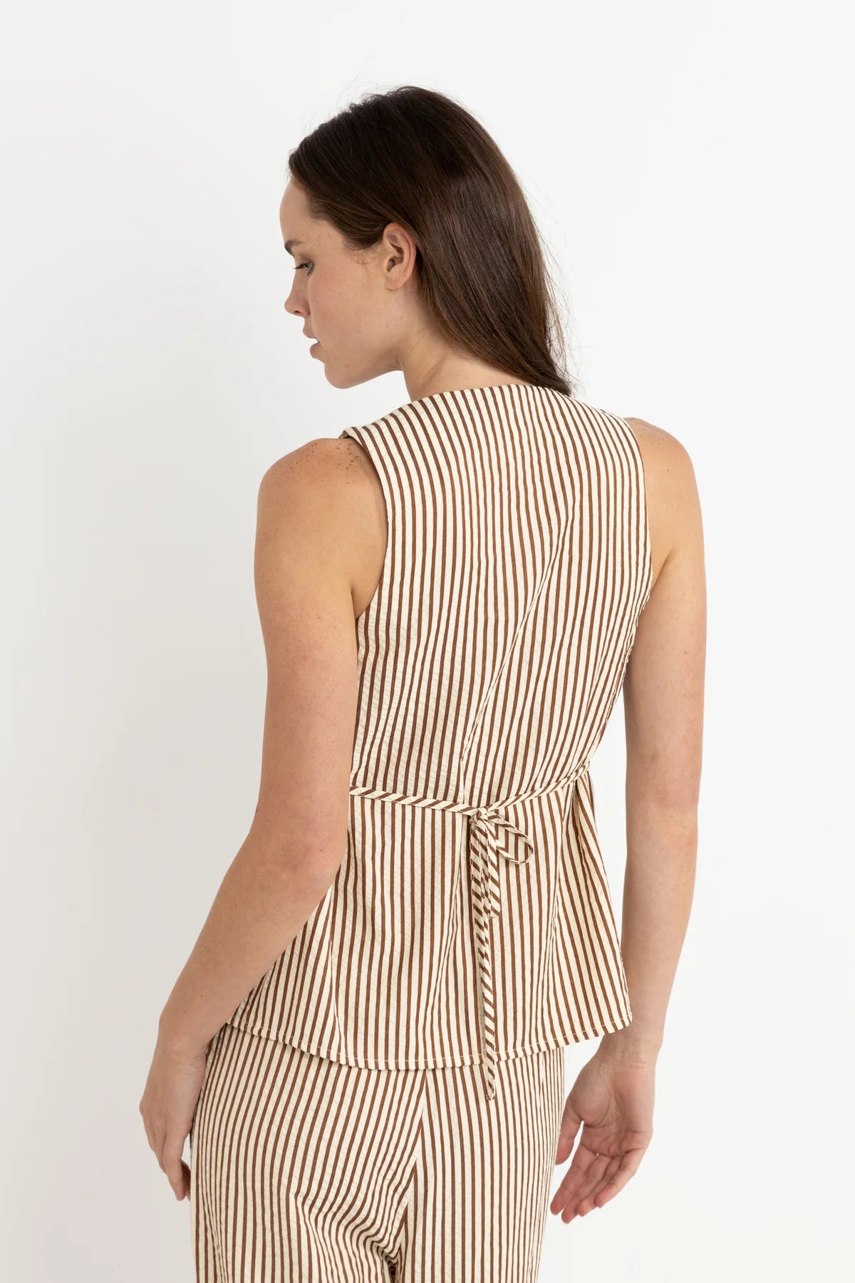 RHYTHM COVE STRIPE LONG VEST