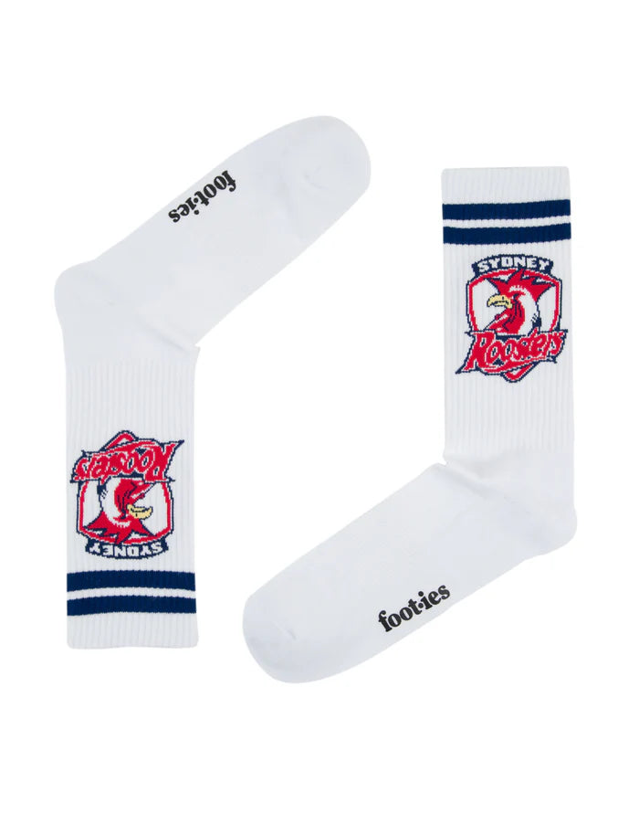 NRL SYDNEY ROOSTERS RETRO SNEAKER SOCK 2 PACK