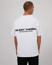 SILENT THEORY ESSENTIAL THEORY TEE / WHITE