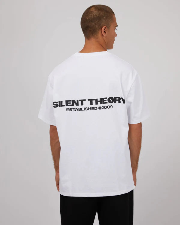 SILENT THEORY ESSENTIAL THEORY TEE / WHITE