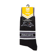 NRL PENRITH PANTHERS STRIPE ORGANIC COTTON SOCK