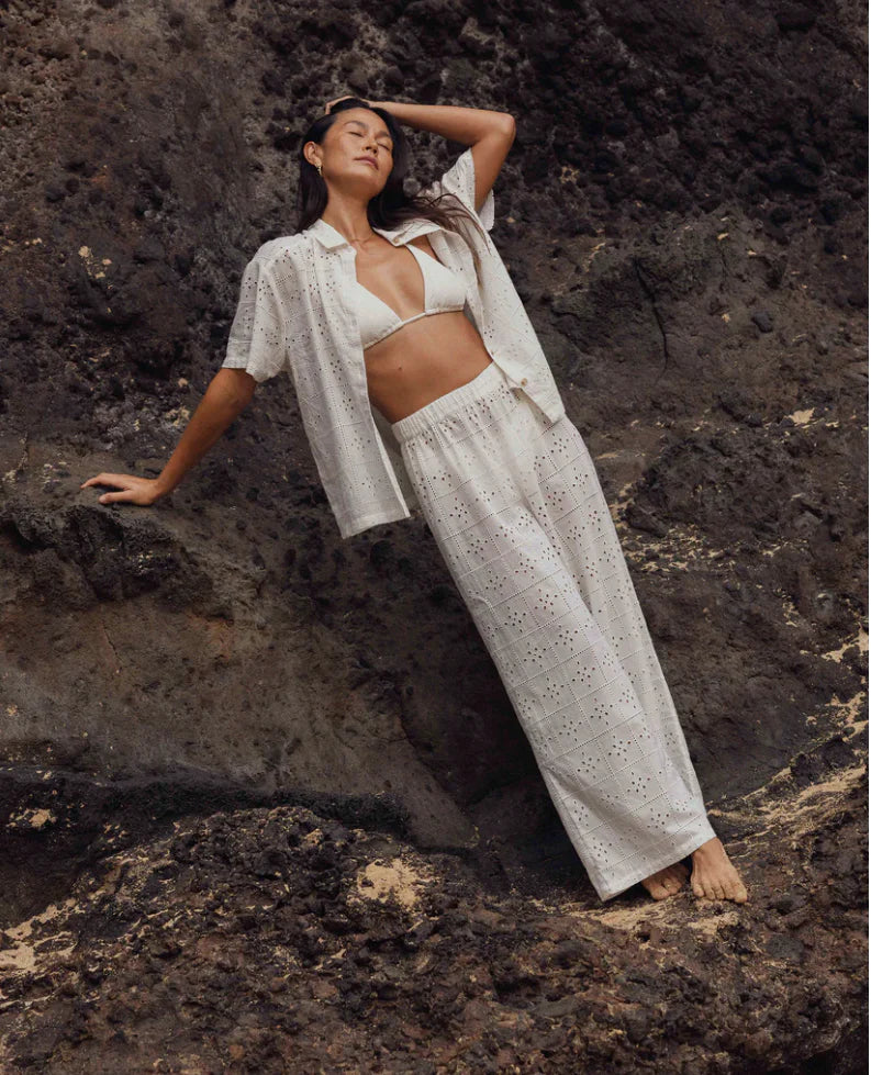 BILLABONG EYELET CRUSH PANTS