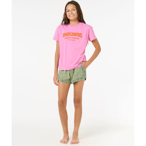 SURF PUFF RELAXED TEE GIRL PINK