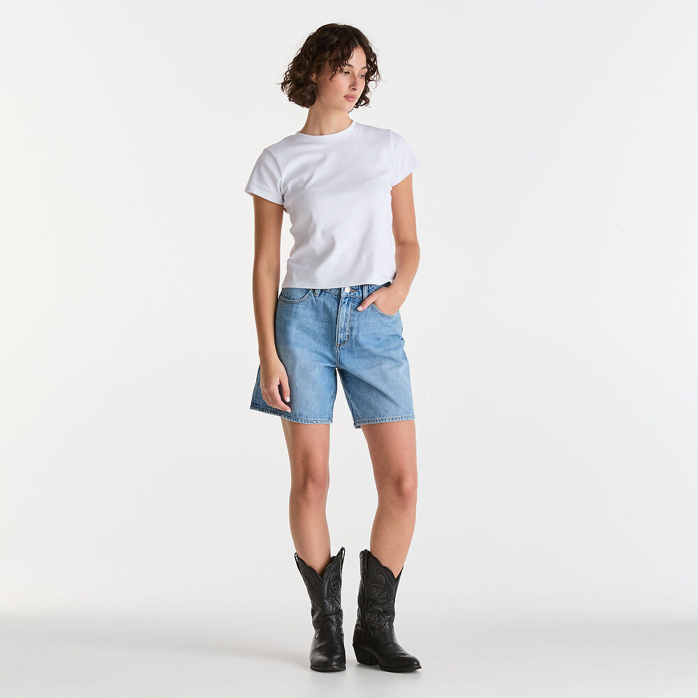 WRANGLER MID STEVIE SHORT UTAH BLUE