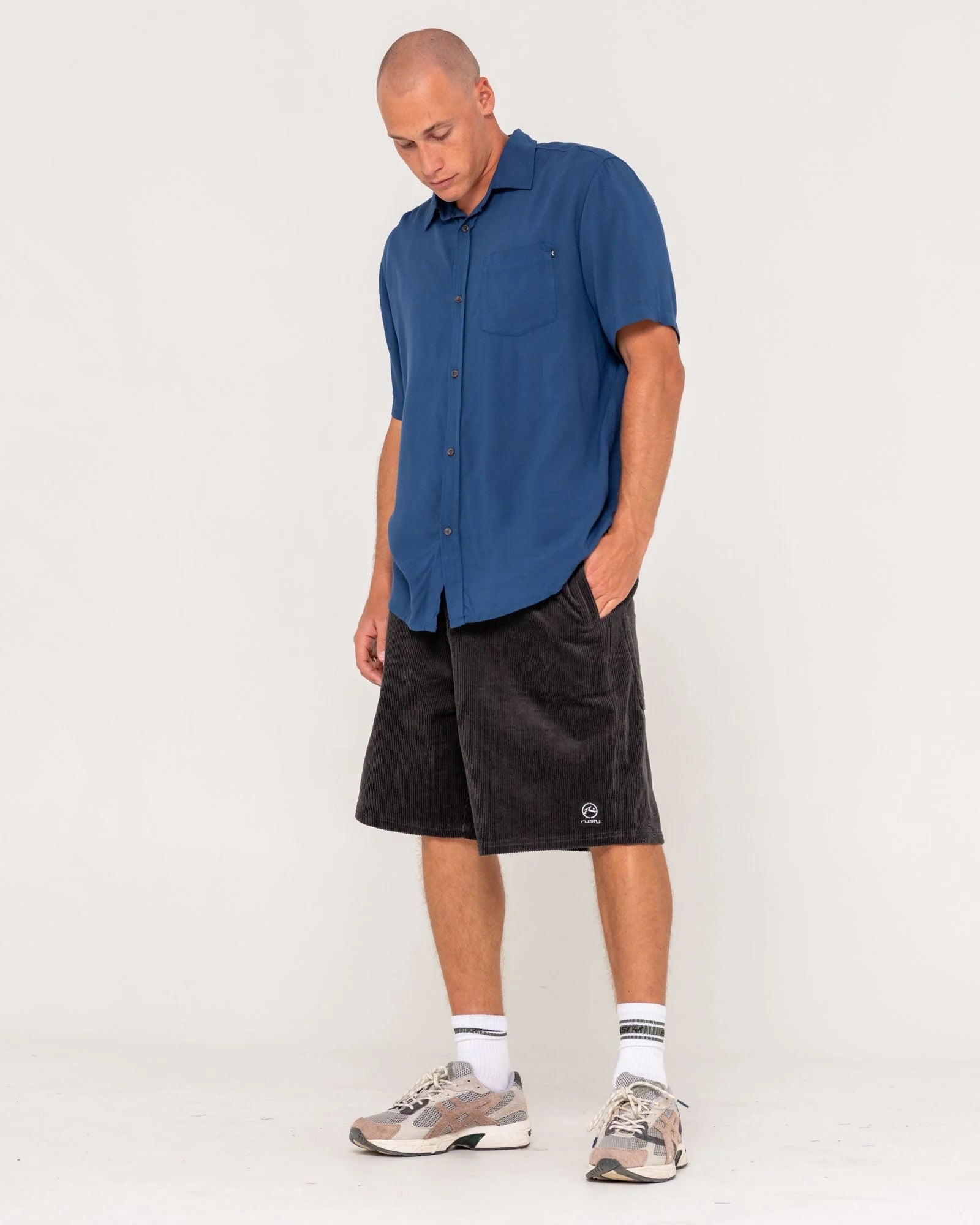 RUSTY RAZOR BLADE RAYON SHIRT