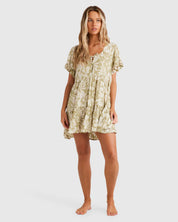 OFF TROPIC TIERED DRESS