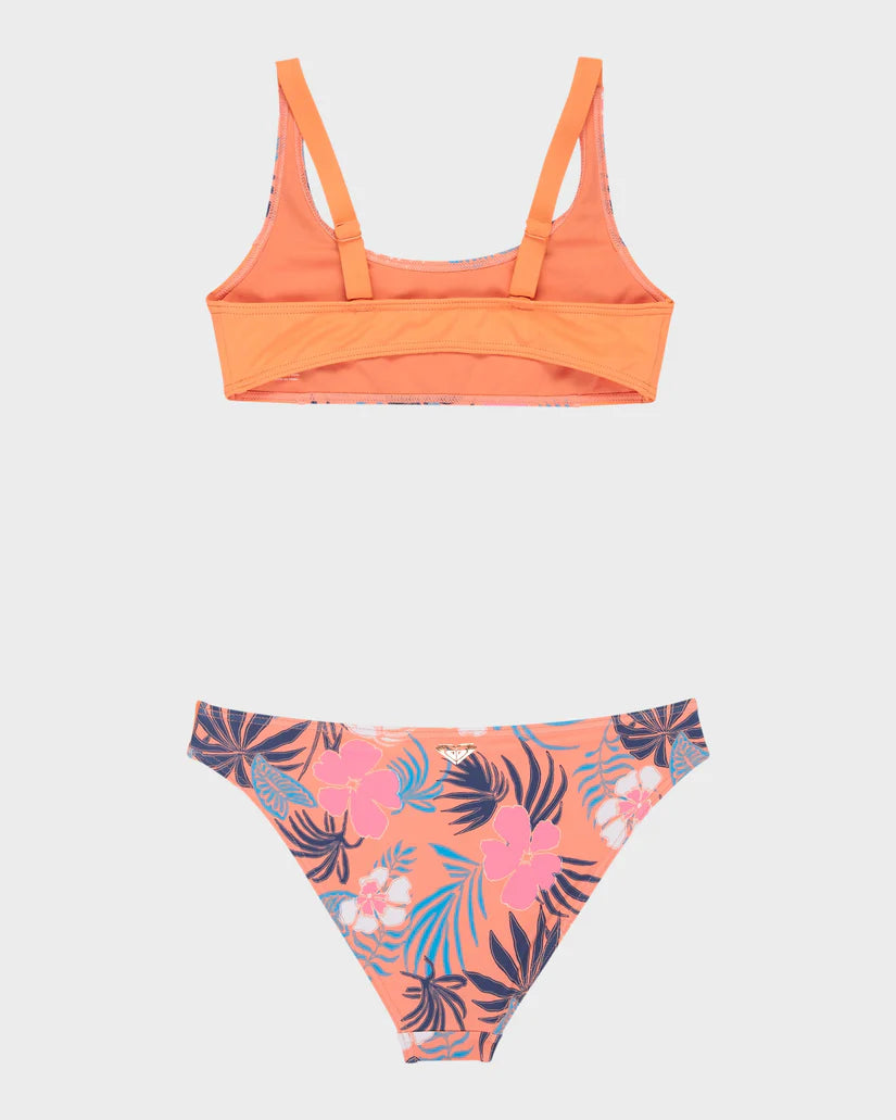 ROXY GIRLS ACTIVE FLORAL RG BRALETTE SET