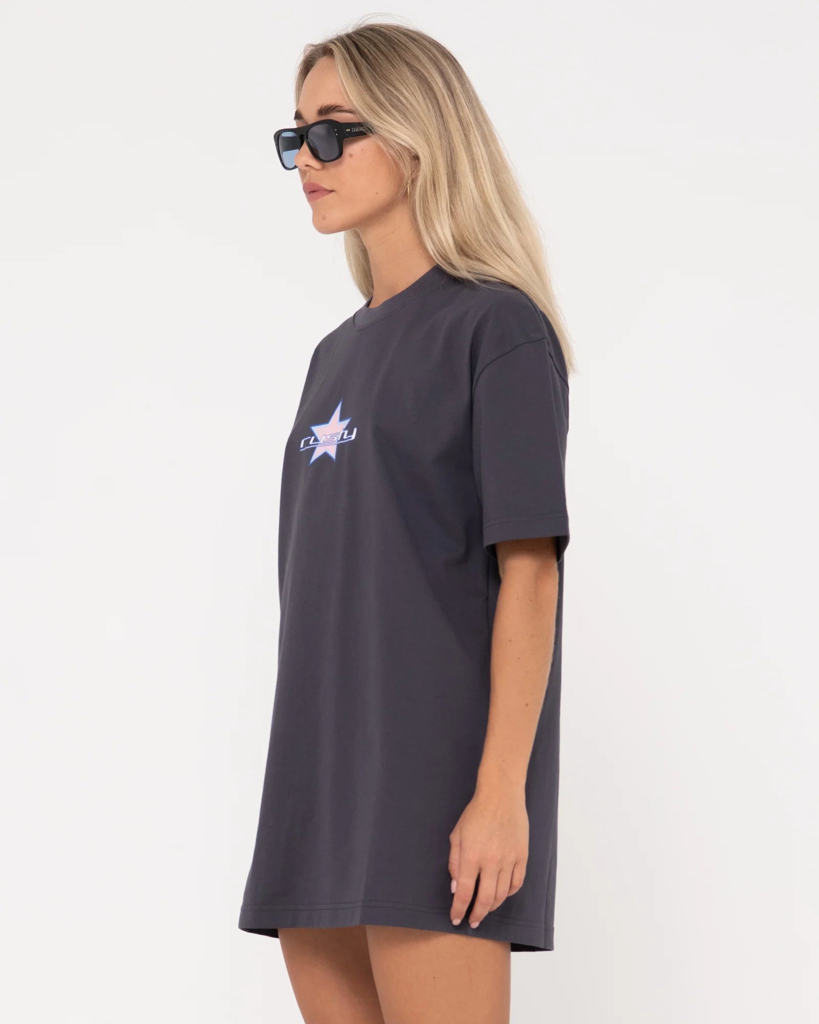 RUSTY STAR BURST TEE DRESS