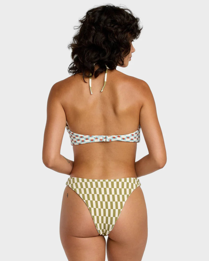 RVCA STRANGE WAYS HALTER BANDEAU