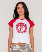 RUSTY DARING DEVIL BABY TEE