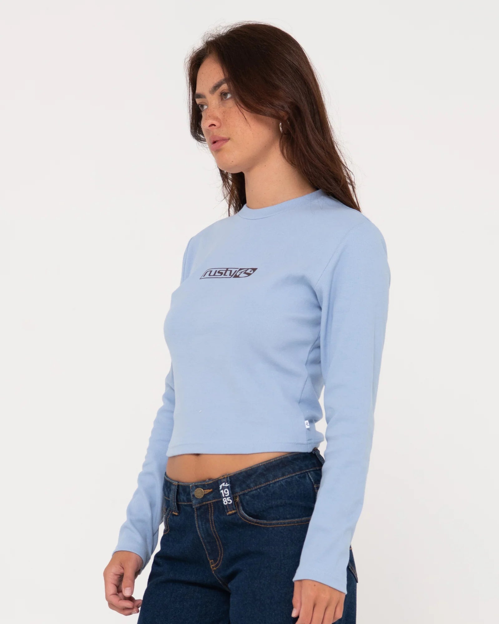 RUSTY RACER LONG SLEEVE SKIMMER TEE