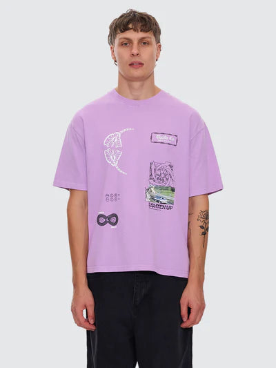 THRILLS LIGHTEN UP BOX FIT OVERSIZE SHORT TEE