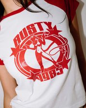 RUSTY DARING DEVIL BABY TEE