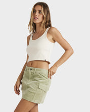 BILLABONG HILARY CARGO CORD SKIRT