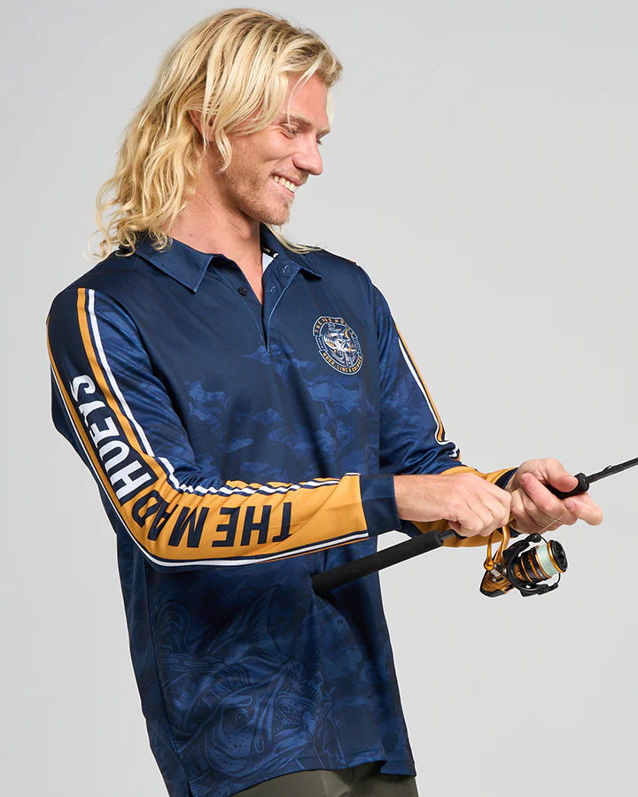 HUEYS HOOKED CUDA UPF 50+ FISHING JERSEY
